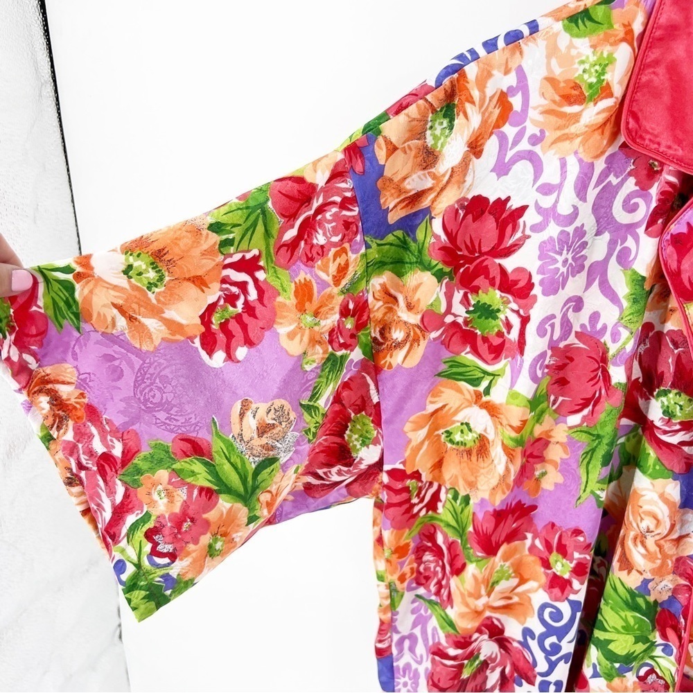 ✅ Victoria's Secret  Gold Label Pajama Top size M/L floral flowers‎ SLEEP TOP - Picture 4 of 6